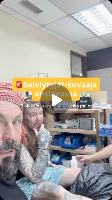 Selviytyjät-kuvaaja Lars Johnson loukkaantui kuvauksissa ja joutui ensiapuun